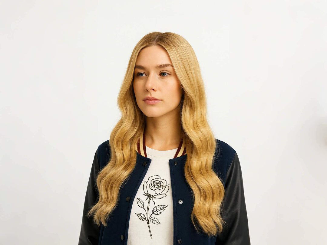 blonde hair