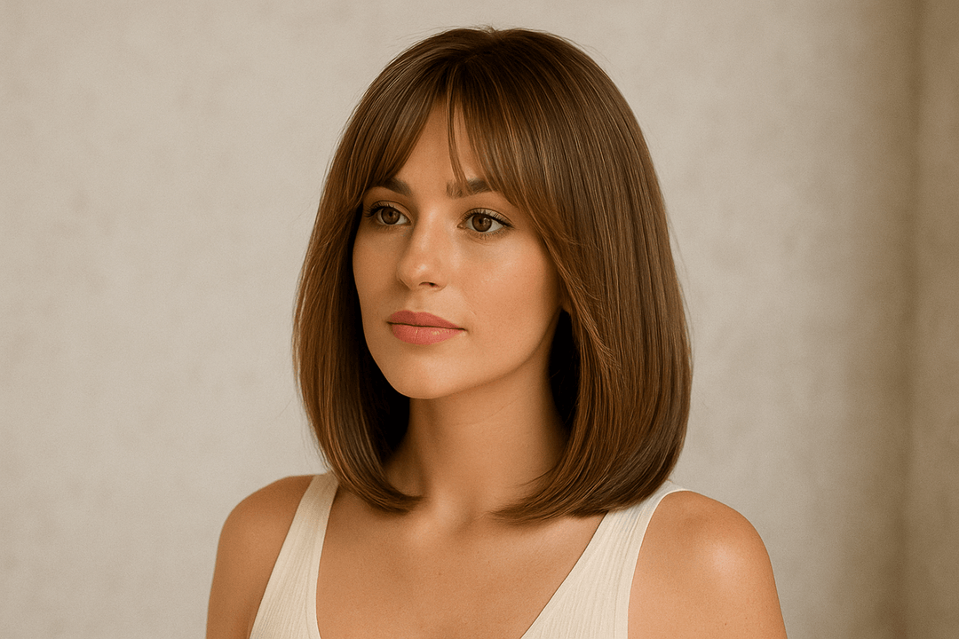 freetress curtain bang wig​