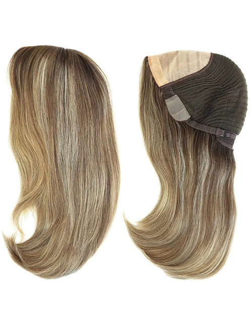 12.5 Inches Silk Top Wig How Shine Straight Women Human Hair Kosher Jewish Wig Remy Hair Wigs