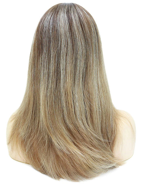 12.5 Inches Silk Top Wig How Shine Straight Women Human Hair Kosher Jewish Wig Remy Hair Wigs