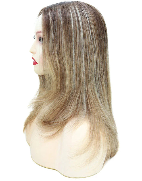 12.5 Inches Silk Top Wig How Shine Straight Women Human Hair Kosher Jewish Wig Remy Hair Wigs
