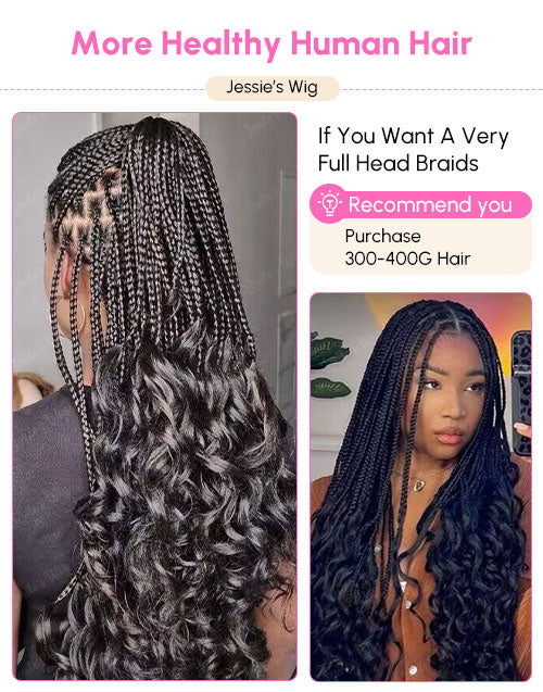 Loose Deep Bulk Human Hair for Braiding No Weft 12A Human Hair Extensions for Boho Braids