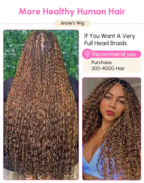 Highlight Honey Brown Deep Wave Hair Bulk Braiding Hair for Human Hair Extensions for Micro braiding No Weft 12A