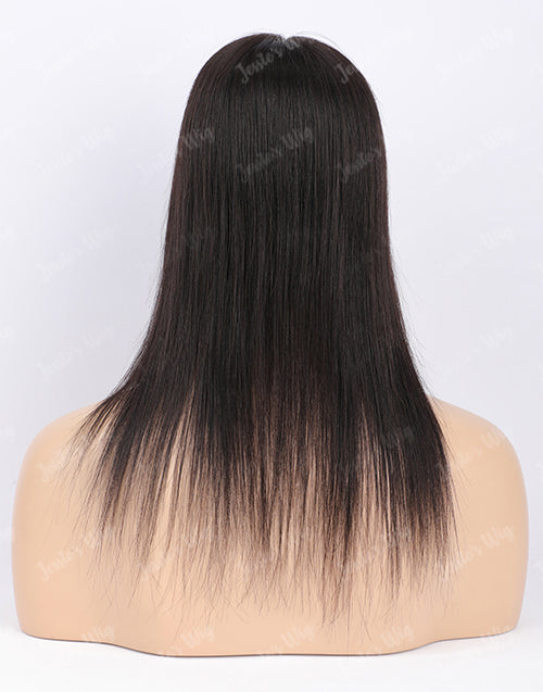 Custom Natural Black Color 5.5X6 Human Hair Topper For Thinning Hair Or Hair Loss