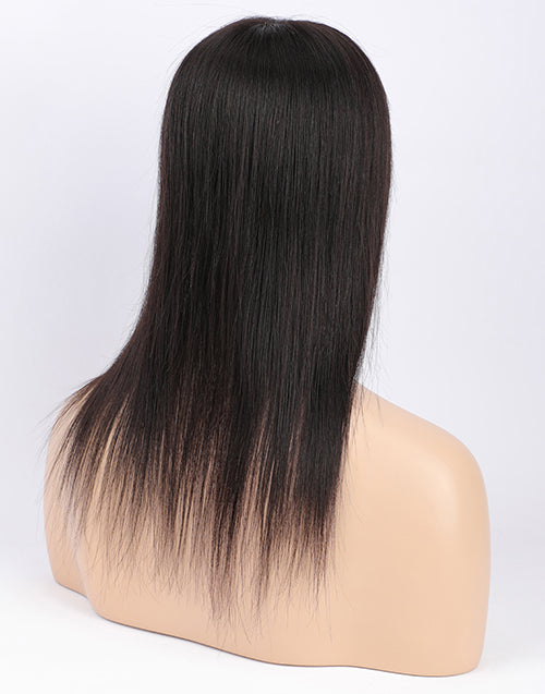 Custom Natural Black Color 5.5X6 Human Hair Topper For Thinning Hair Or Hair Loss