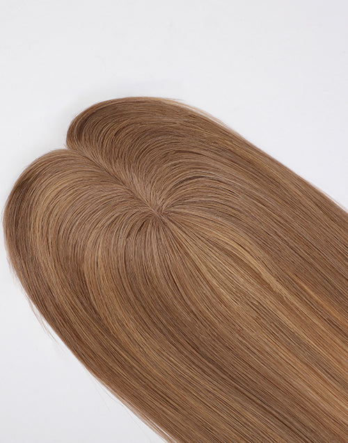 8A#T8A/18# Mono Women  Human Hair Topper For Thinning Hair Or Hair Loss 3"X5" 5.5"X6"