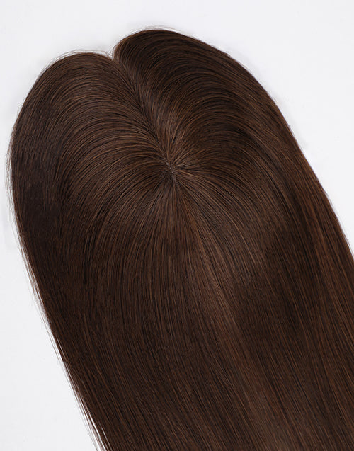 3# Mono Top 3"X5" 5.5"X6" Human Hair Topper For Thinning Hair Or Hair Loss