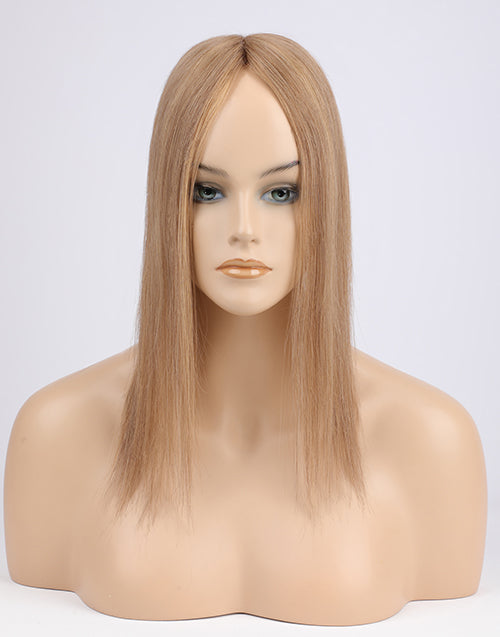 8A#T8A/18# Mono Women  Human Hair Topper For Thinning Hair Or Hair Loss 3"X5" 5.5"X6"