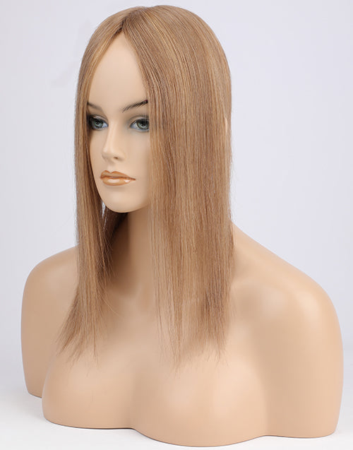 8A#T8A/18# Mono Women  Human Hair Topper For Thinning Hair Or Hair Loss 3"X5" 5.5"X6"