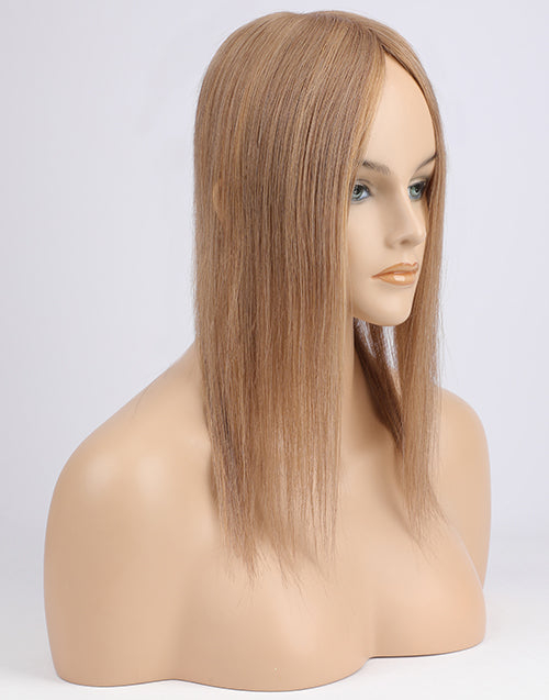 8A#T8A/18# Mono Women  Human Hair Topper For Thinning Hair Or Hair Loss 3"X5" 5.5"X6"