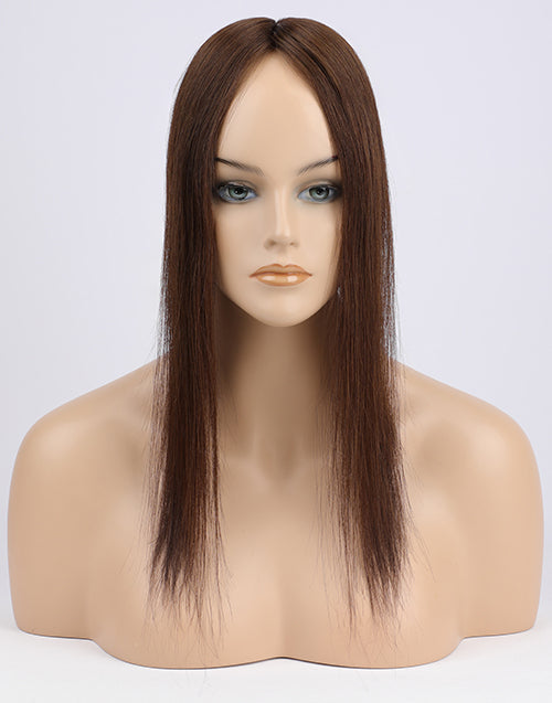 3# Mono Top 3"X5" 5.5"X6" Human Hair Topper For Thinning Hair Or Hair Loss