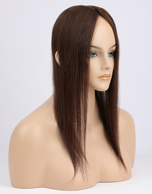 3# Mono Top 3"X5" 5.5"X6" Human Hair Topper For Thinning Hair Or Hair Loss