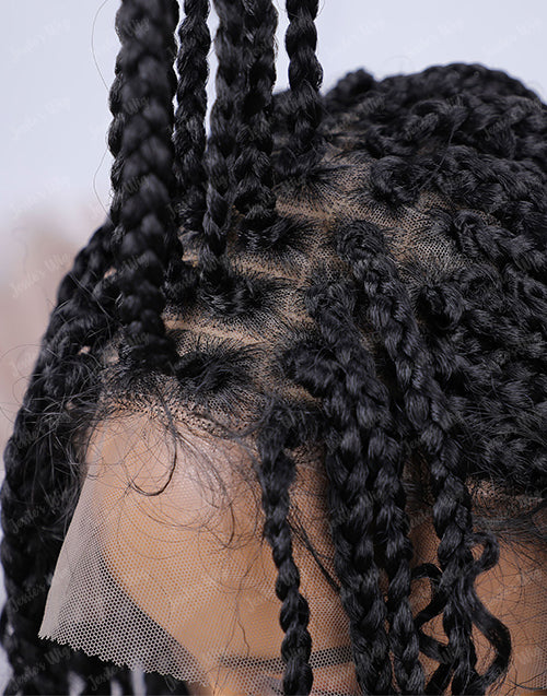 $79.99 36"  9x6 Lace Braided Knotless Boho Box Braids Lace Wig Flash Deal