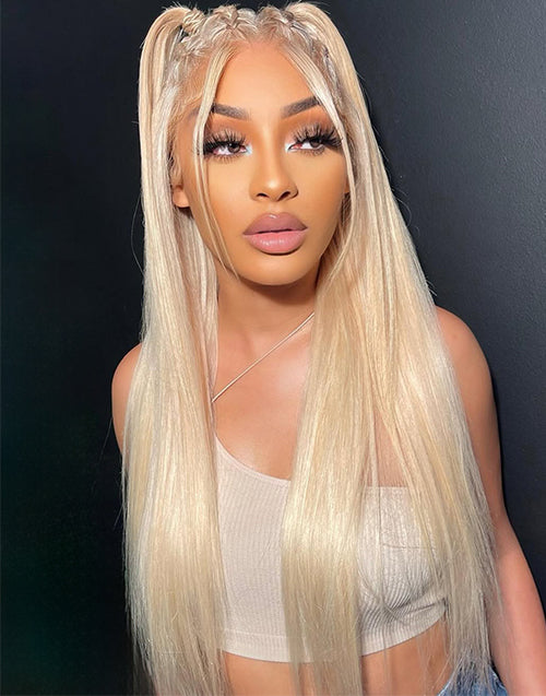 Lark- Invisi Drawstring 360 Lace Blonde #613 Straight Wig Versatile Styles Can Do Braids By Yourself