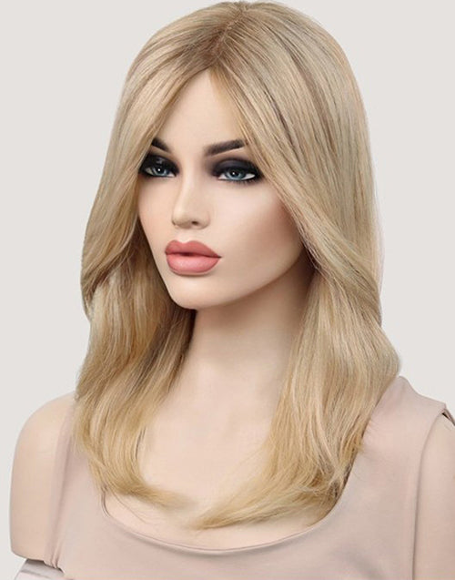 Silk Top Blonde Remy Human Hair Wig For Women Hair Loss Friendly