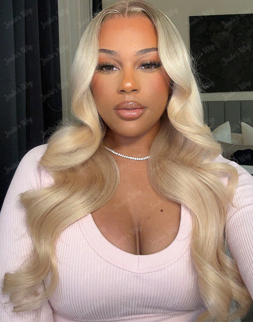 12" 14" Golden Blonde Babylights Body Wave 13x4 Lace Wig Glueless Wig Flash Deal