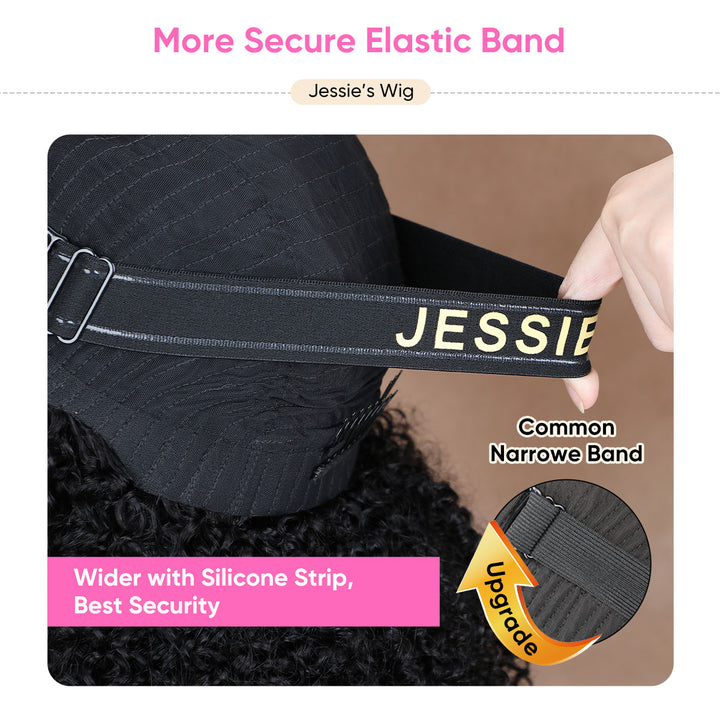 22" Kinky Straight Wave Wig 2 Styles Randomly Transform 7x5 Pre Cut Lace Flash Deal