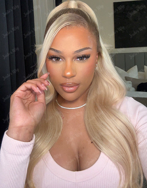 12" 14" Golden Blonde Babylights Body Wave 13x4 Lace Wig Glueless Wig Flash Deal