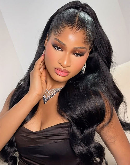 Widows Peak M Hairline Body Wave 13x5 Pre Everything Wig Real HD Lace Single Tiny Knots