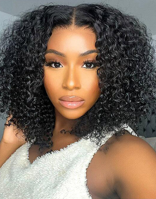 2 WIGS=$179|18" Straight 13x5 Lace Wig+16" Bob Curly 13x4 Lace Wig Flash Deal