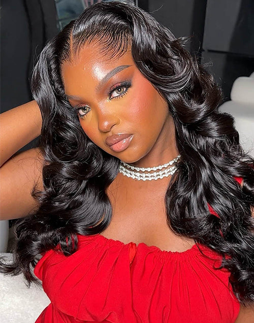 Widows Peak M Hairline Body Wave 13x5 Pre Everything Wig Real HD Lace Single Tiny Knots