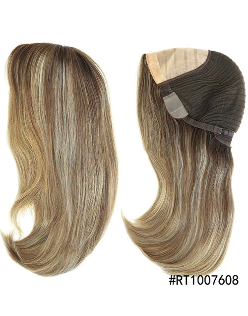 12.5 Inches Silk Top Wig How Shine Straight Women Human Hair Kosher Jewish Wig Remy Hair Wigs