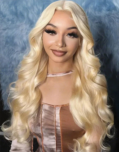 Glueless 613 Blonde Body Wave/Straight Wig Pre-cut 13x6 Lace Beginner Friendly