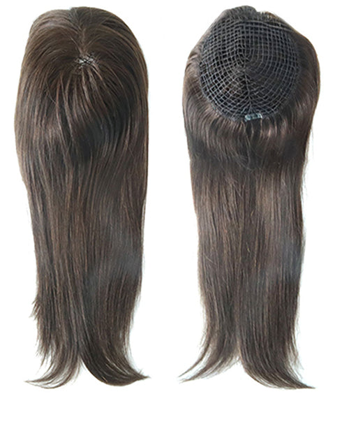 6"x6.5" Integration Net Hair Toppers for Women With Thinning Hair Hair Loss 16 Inch