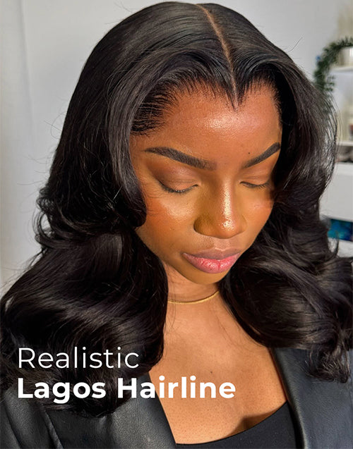 Widows Peak M Hairline Body Wave 13x5 Pre Everything Wig Real HD Lace Single Tiny Knots