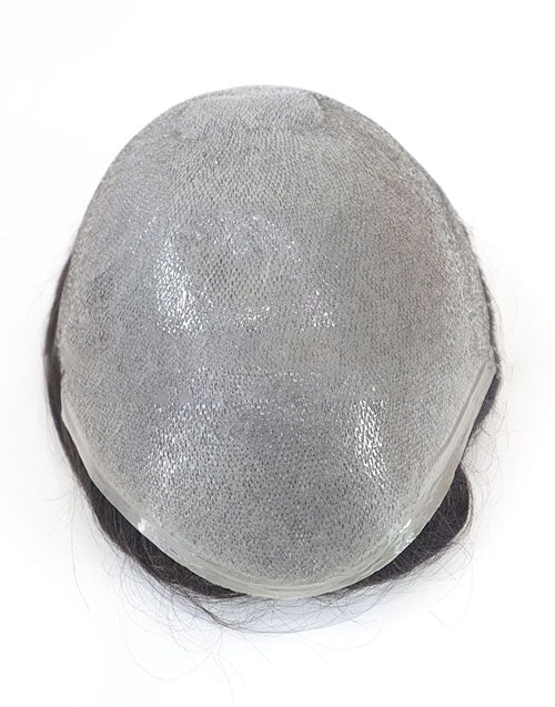 8"x10" Super Thin Skin 3-4mil V Loop All Over 6" Hair Toupee Hairpieces for Men Indian Human Hair