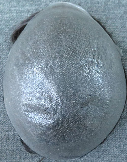 8"x10" Thin Skin 3-4mil 1/8" V Loop Front 6" Hair Toupee Hairpieces for Men Indian Human Hair