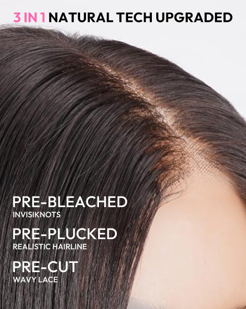 Zila- Double Drawn Bone Straight 2×6 Lace Bob Wig Raw Hair Pre Cut 5x5 Lace Wig High Density