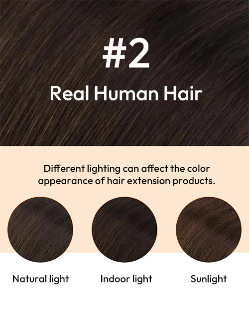 #2 Nano Hair Extensions Human Hair Nano Bead Hair Extension Real Human Hair 14-24 inch