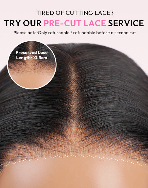 Lace Cutting Service For Wig Beginners: (Makes Order Not Returnable)