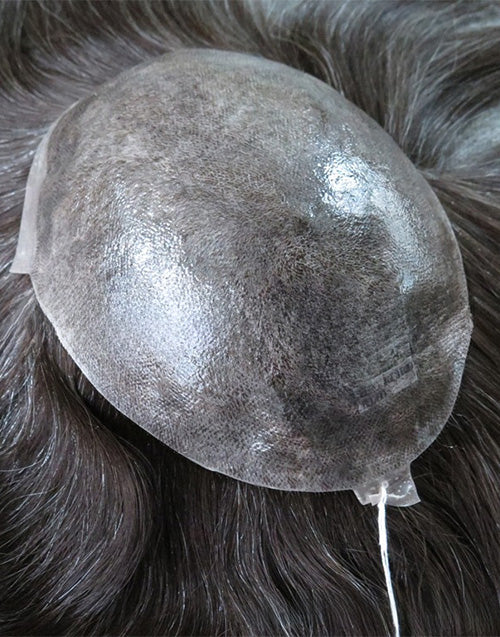 7"x9" Hair Toupee for Men Human Hair Injection Thin Skin