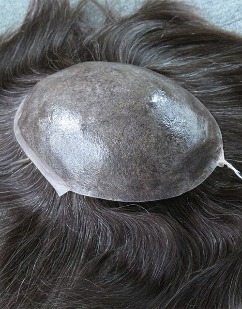 7"x9" Hair Toupee for Men Human Hair Injection Thin Skin