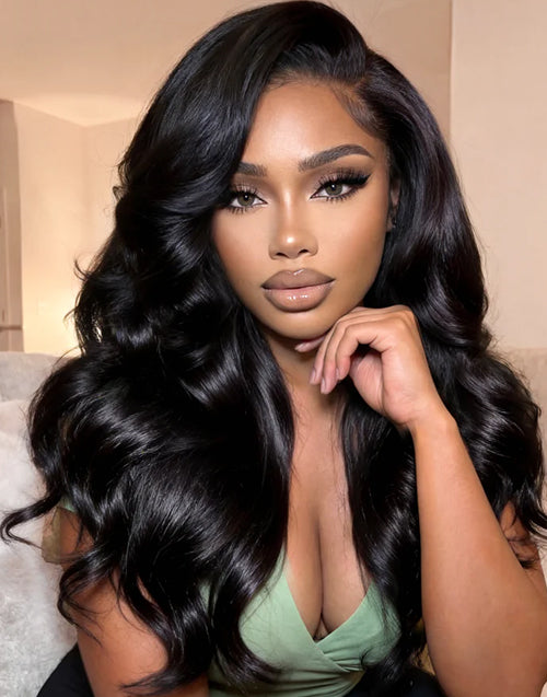 26"-30" [Ready To Ship]Body Wave Human Hair 13x4 Lace Frontal Glueless Wig Flash Deal