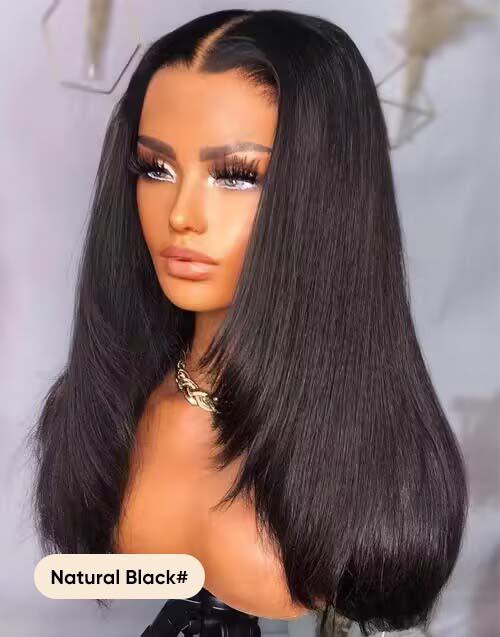 Cherry- Pre Everything Skip The Stylist Go Glueless 9x6 Pre Cut Lace Layer Cut Straight Wig