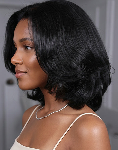 Oralia- Smart-Fit Pull Go Glueless Loose Wave Bob Wig 13x5 Pre Cut Lace Wig