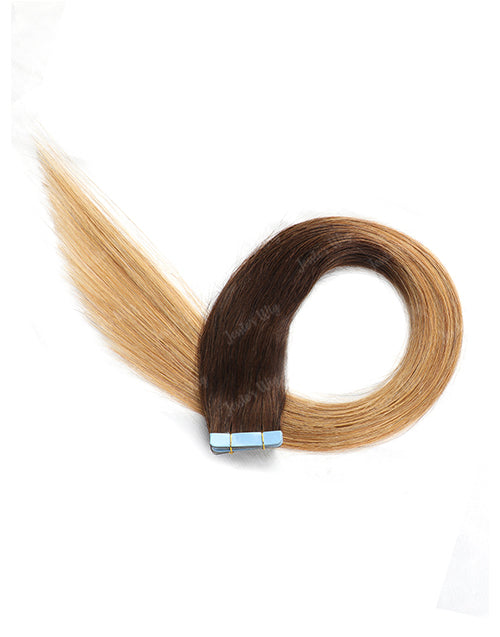 T4/27# Hair Tape Straight Human Hair Extensions