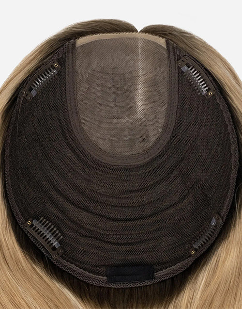 7"×8" Mono Top Remy Human Hair Topper – Pre-Layered | Free Parting