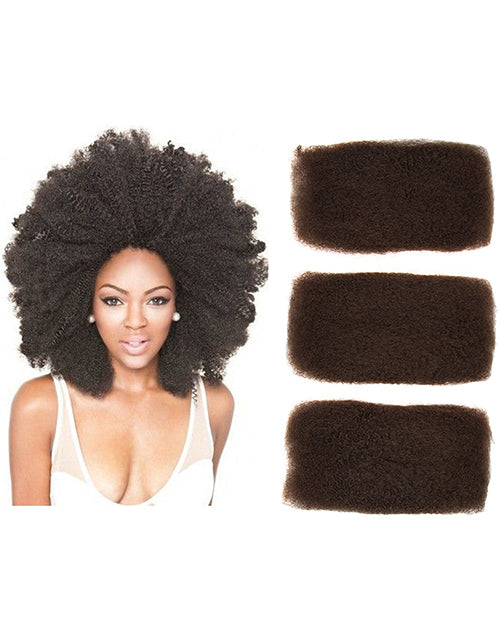 Brazilian Remy Hair Afro Kinky Bulk Human Hair For Braiding Dreadlock Hair