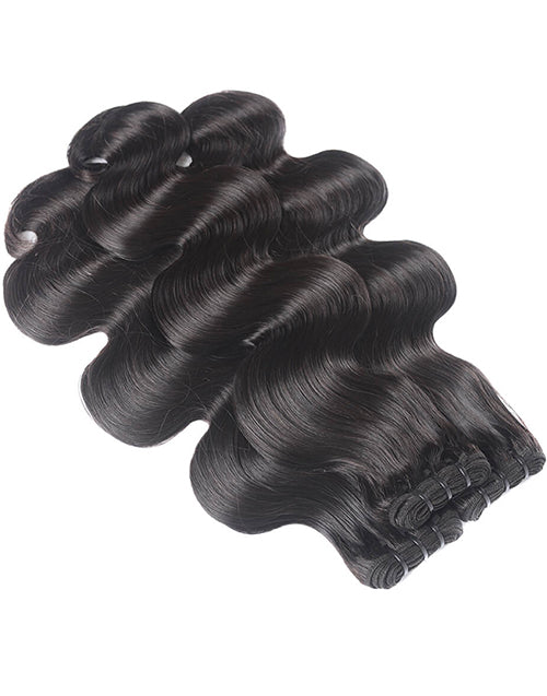 {15A 3Pcs} Super Double Drawn Body Wave Full End 3 Bundles/Pack Human Hair Extensions