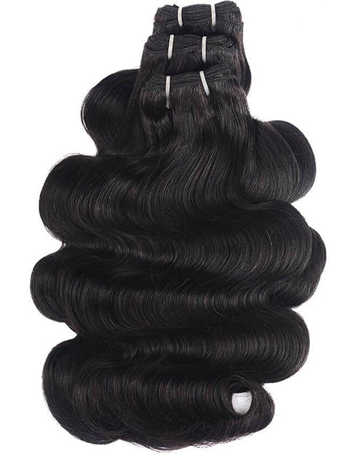 {15A 3Pcs} Super Double Drawn Body Wave Full End 3 Bundles/Pack Human Hair Extensions