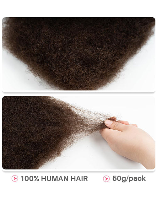 Brazilian Remy Hair Afro Kinky Bulk Human Hair For Braiding Dreadlock Hair