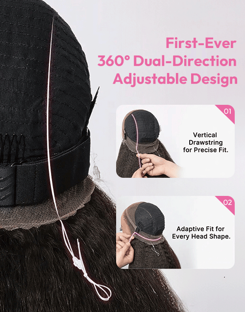 Morale- 360 Lace Highlight Piano Color Curly Wig Flexi-Fit Invisi Wig Pre-Cut Lace Natural Hairline