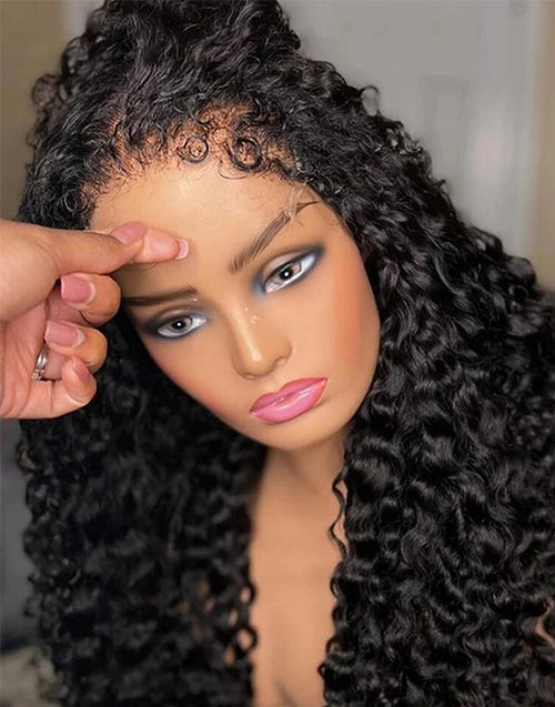 22" 4C Edge Glueless Curly Crystal HD 13x4 Lace Wig Flash Deal