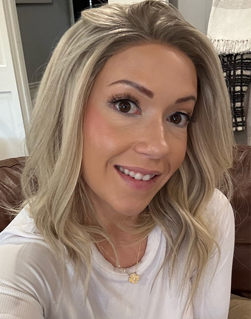 Alva- Influencer Inspired True-Hold Glueless Ombre Ash Blonde Wavy Bob Wig Human Hair