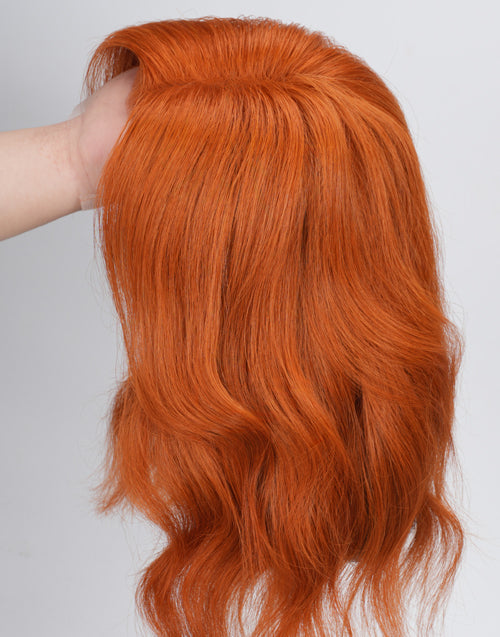 Maple-Copper Red 13X4 Lace Front Bob Wig Desert Red 5.5X5.5 Human Hair Wig