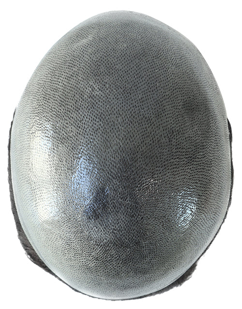 8"x10" Toupee for Men Thin Skin 8-10mm 1/8" V Loop Front Indian Human Hair